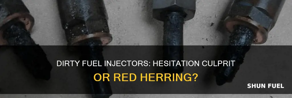 can dirty fuel injectors cause hesitation
