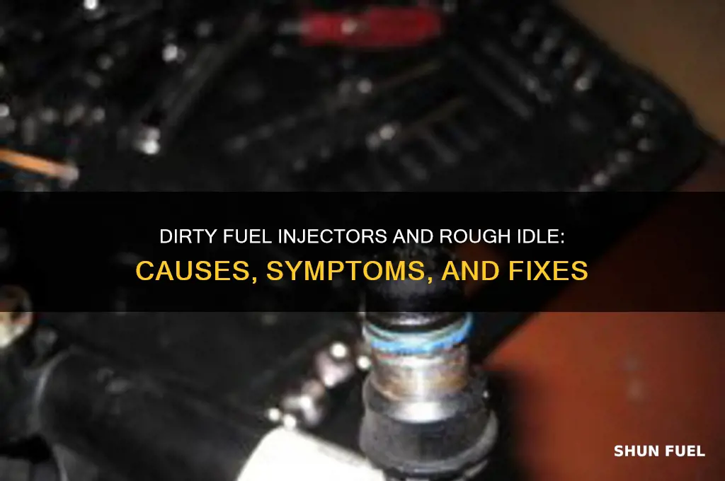 can dirty fuel injectors cause rough idle