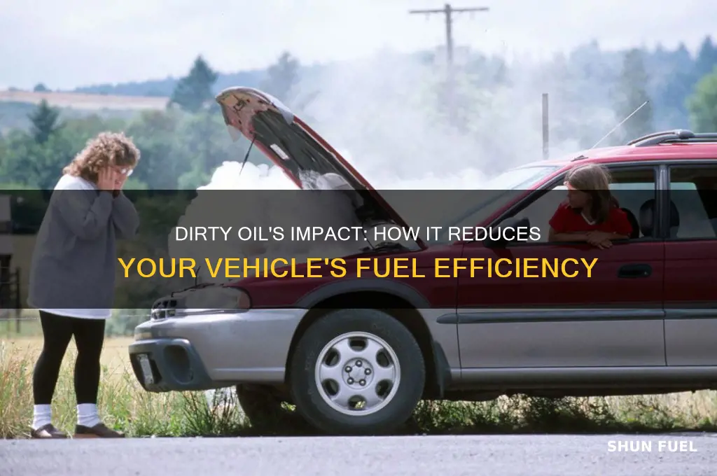 can dirty oil cause low fuel economy