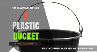 Storing Diesel Fuel: Is a Plastic Bucket a Safe Option?