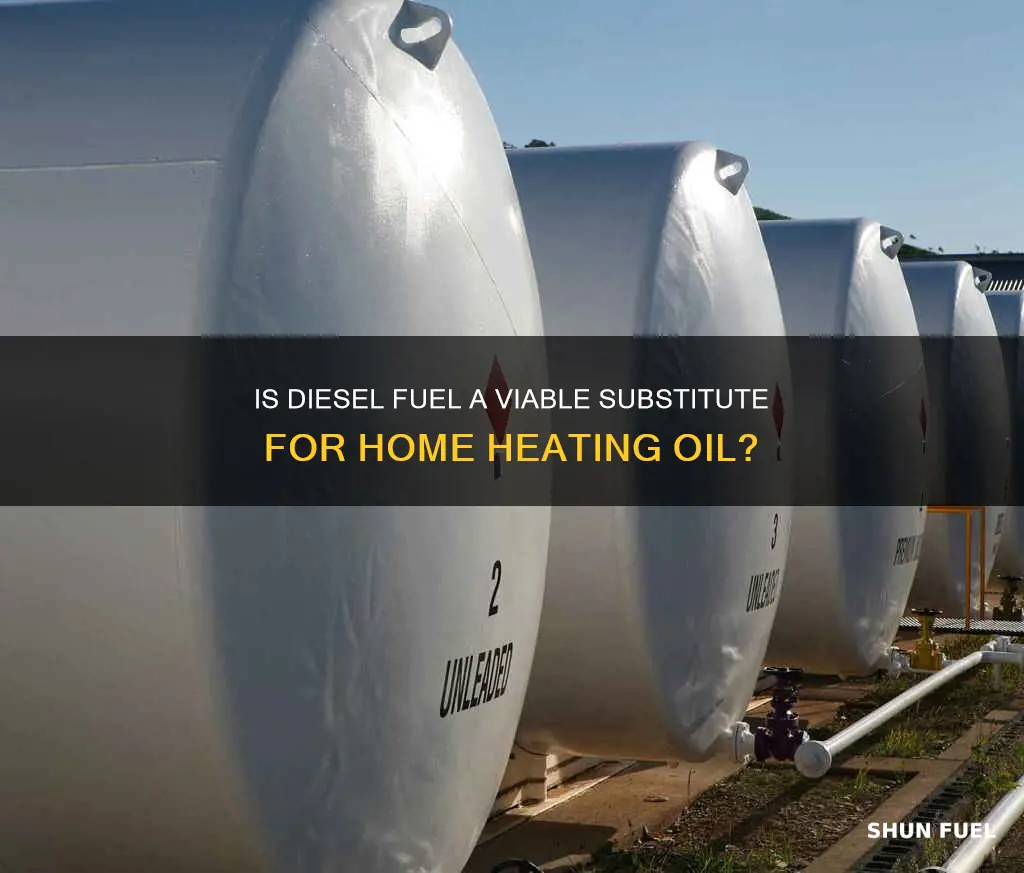 can disel fuel be used to replace heating oil