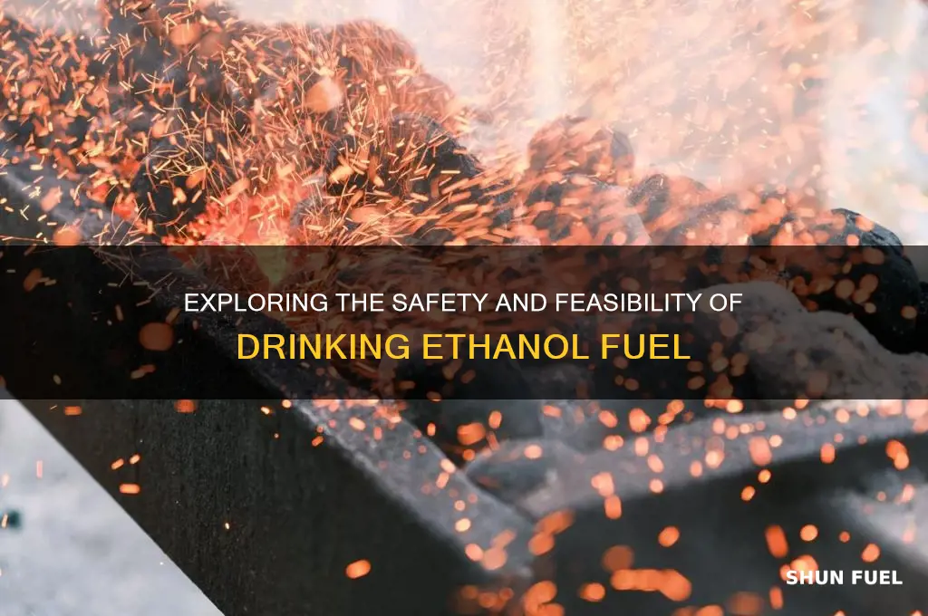 can drink ethanol fuel
