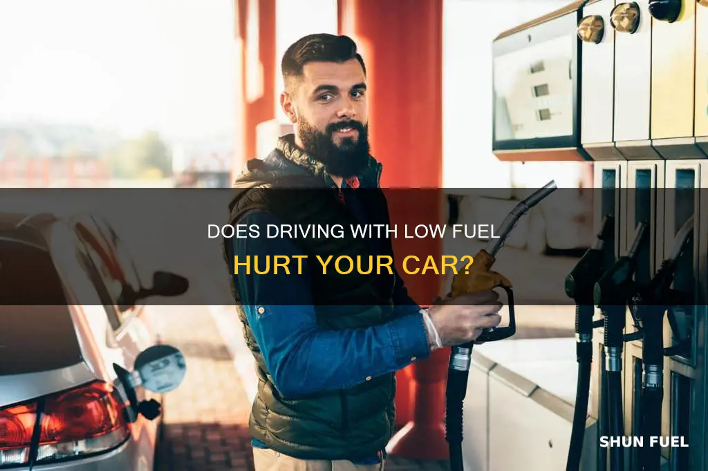 can driving with low fuel damage car