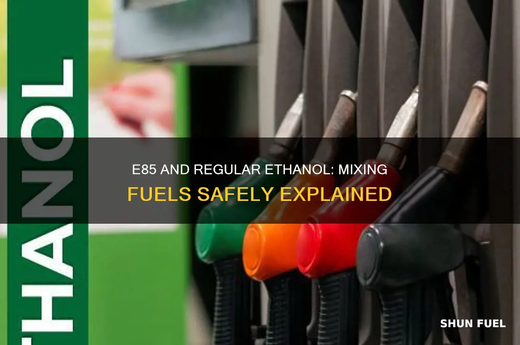 can e85 fuel be added to regular ethanol