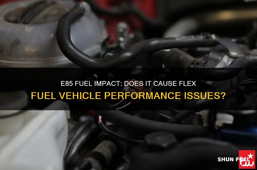 can e85 make my flex fuel vehicle run bad