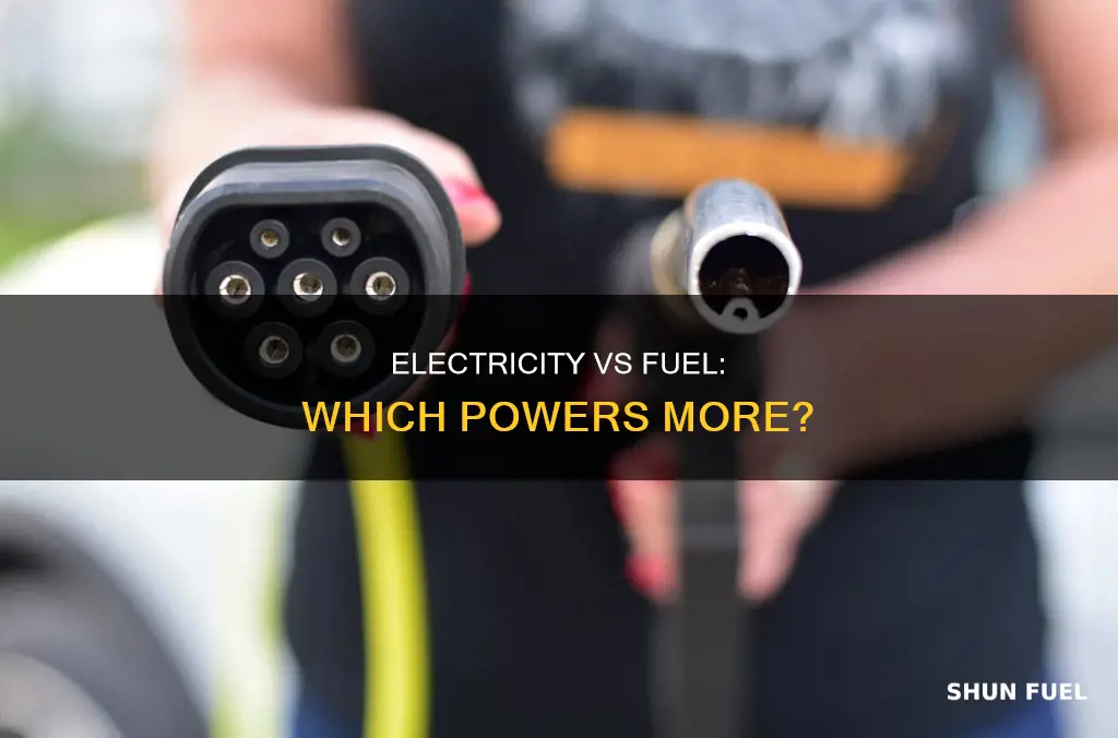 can electricity produce as much power as fuel