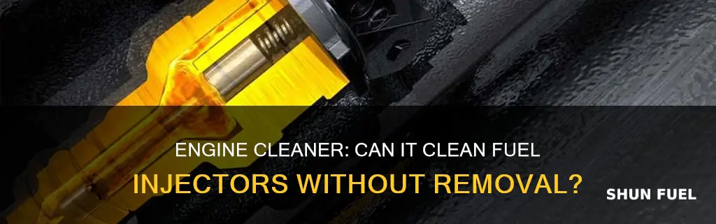 can engine cleaner clean fuel injectors without removal