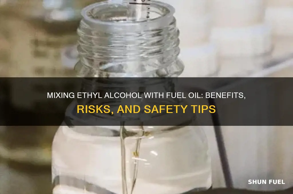 can ethyl alchohil be mixed with fuel oil