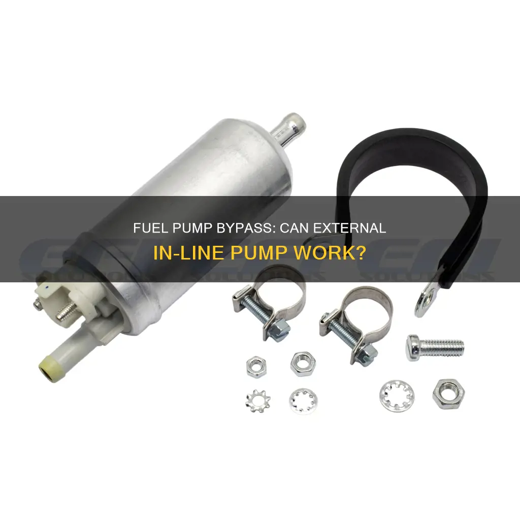 can external in-line fuel pump to bypass intank pump