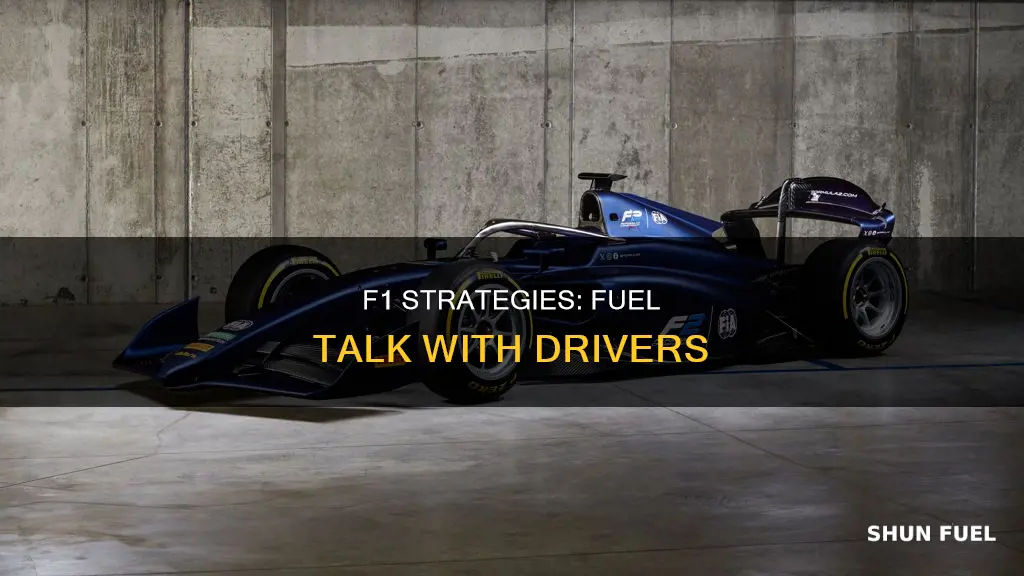 can f1 teams tell drivers how much fuel
