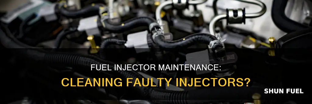 can faulty fuel injectors be cleaned