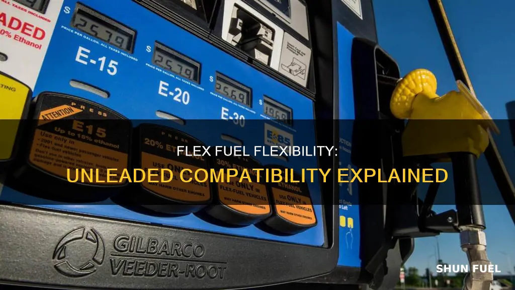 can flex fuel cars use unleaded