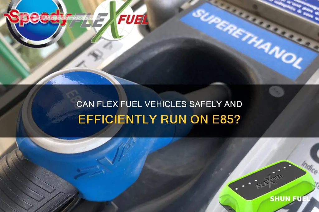 can flex fuel run e85
