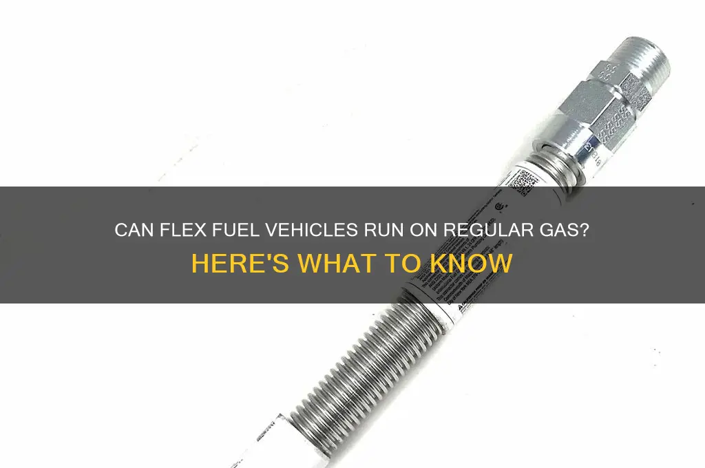 can flex fuel take regular gas