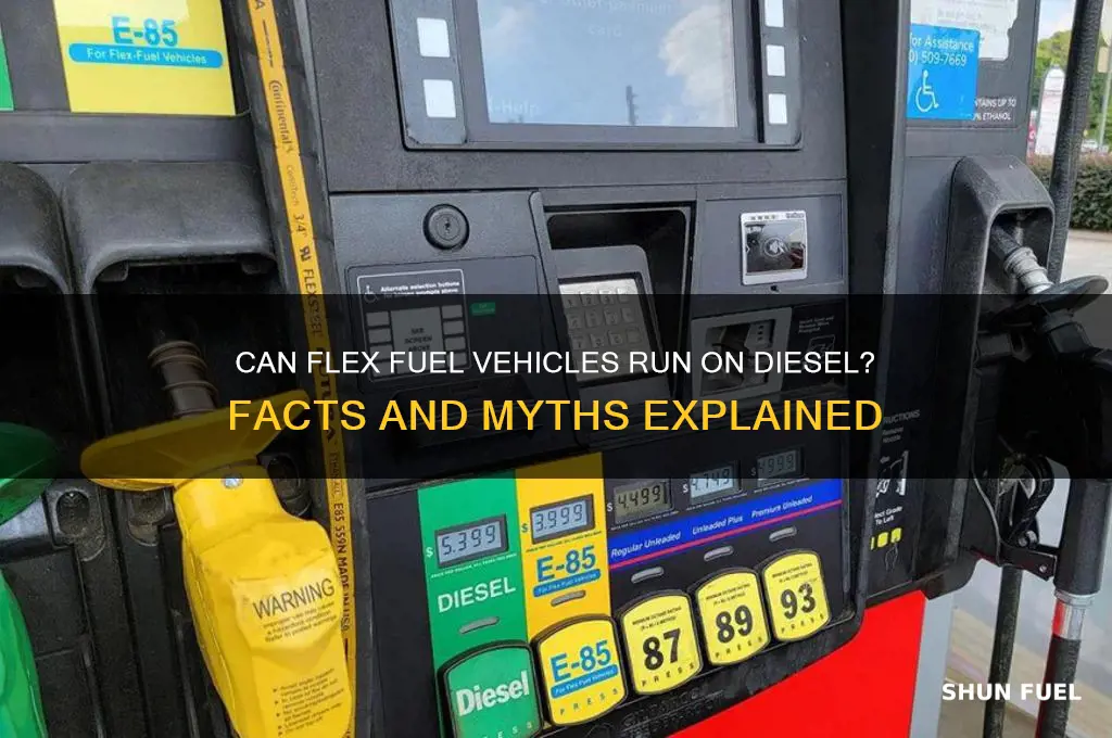 can flex fuel vehicles use diesel