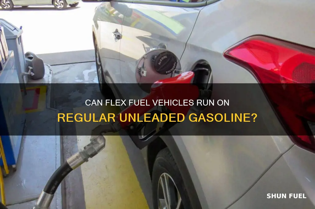 can flex fuel vehicles use regular unleaded gas