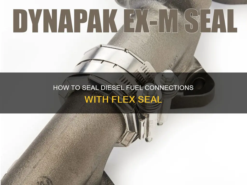 can flex seal be used to seal diesel fuel connection