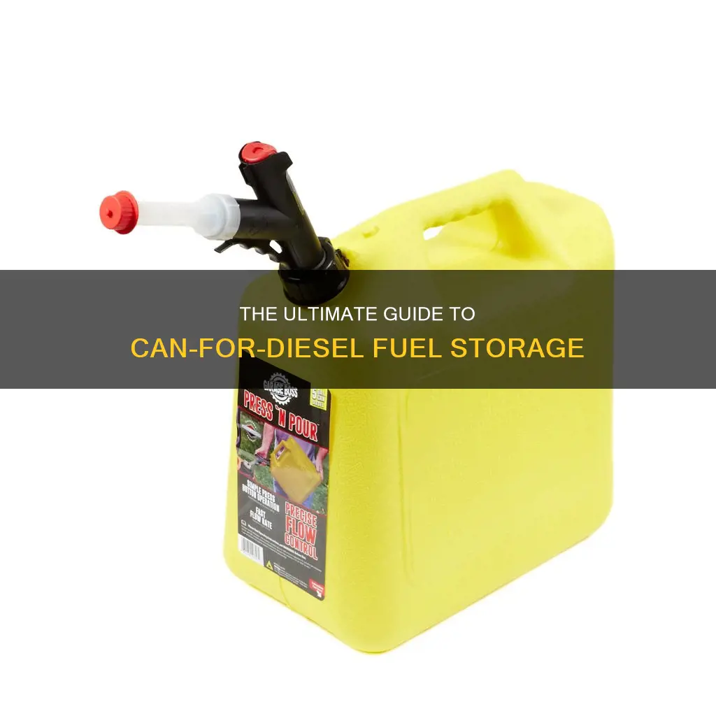 can for diesel fuel