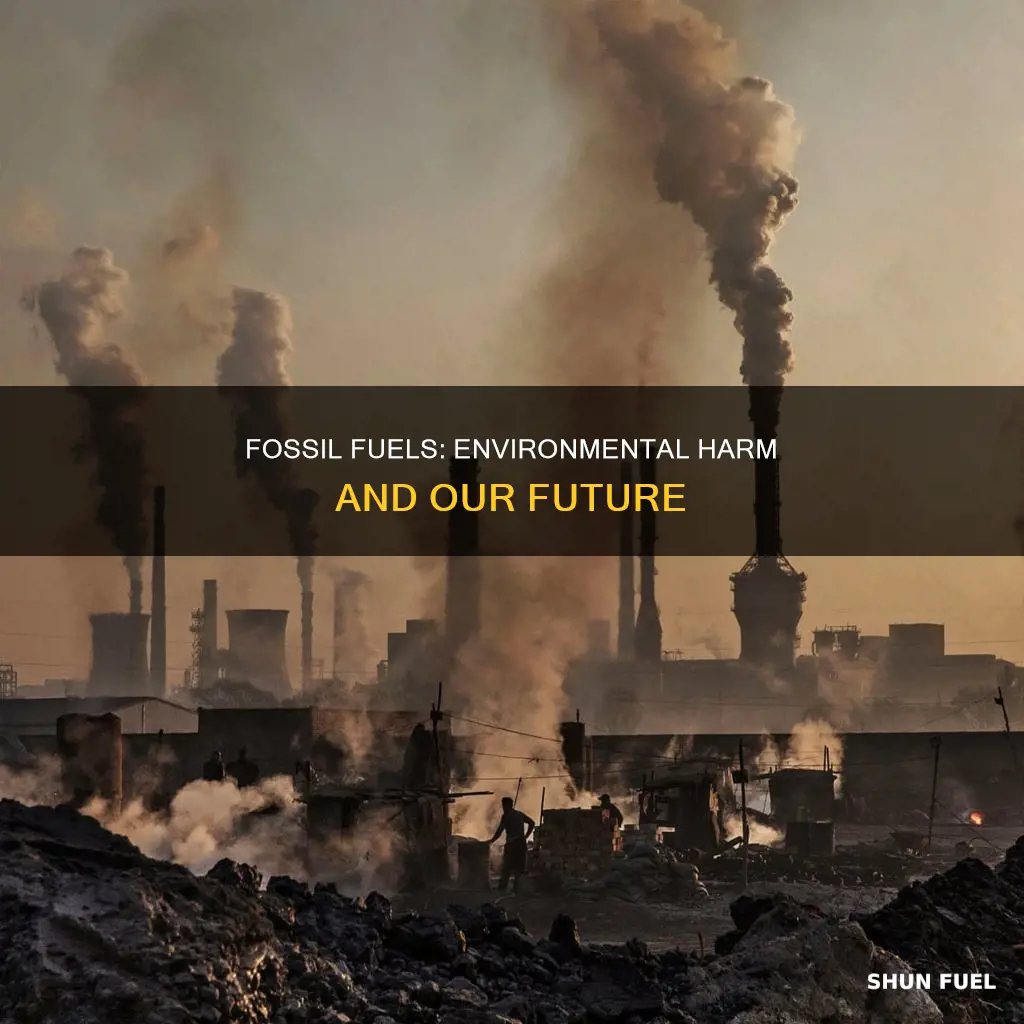 can fossil fuels cause harm to the environment