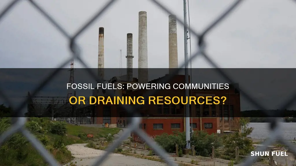 can fossil fuels power a community