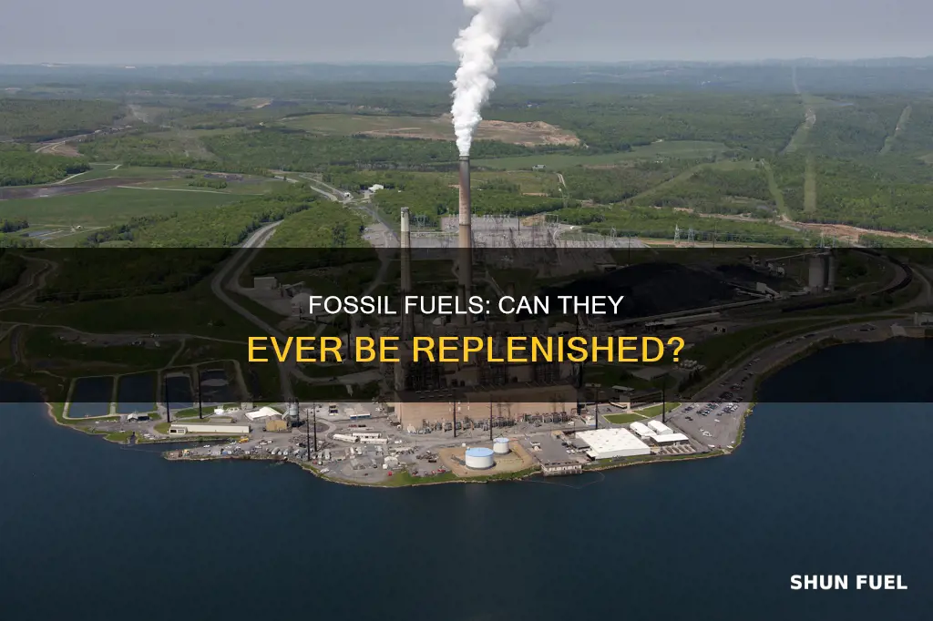 can fossil fuels replenish