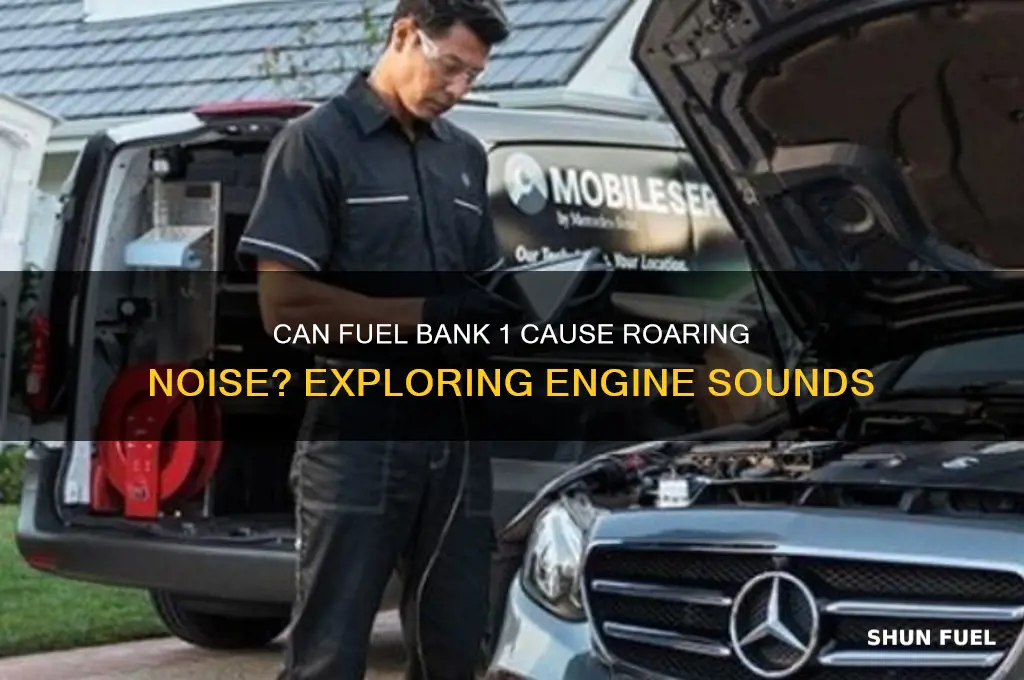 can fuel bank 1 cause a roaring noise