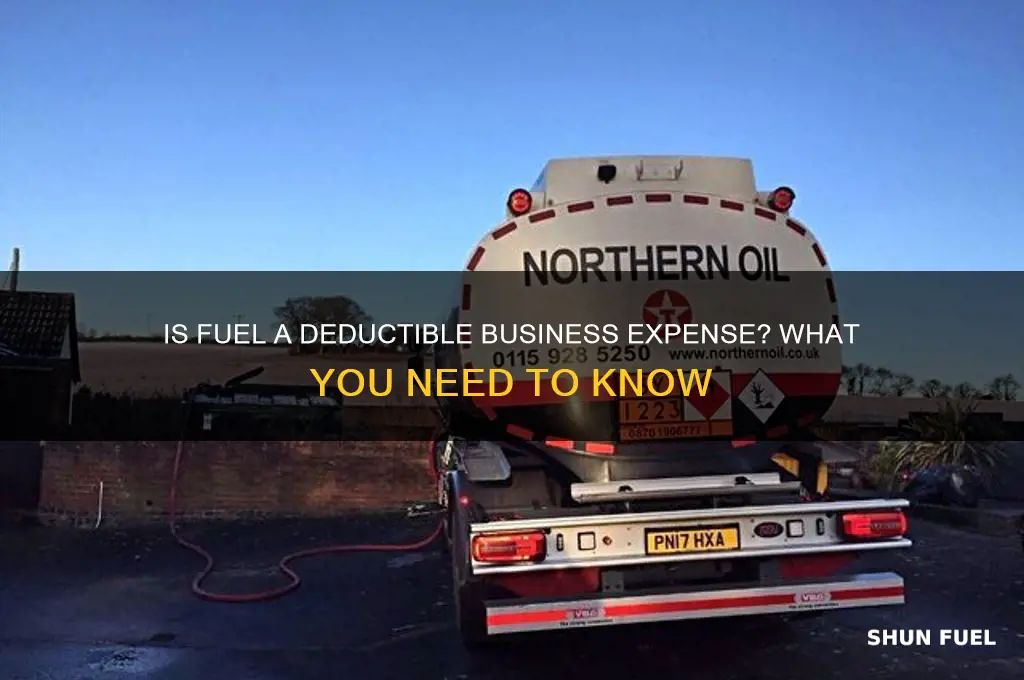 can fuel be a business expense