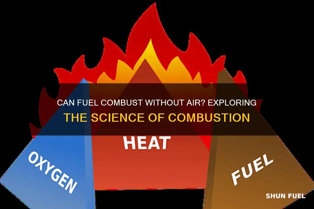 can fuel combust without air