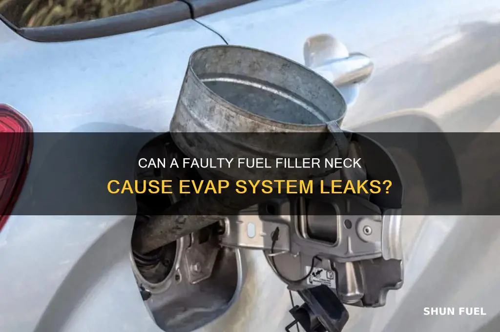 can fuel filler neck cause evap leak