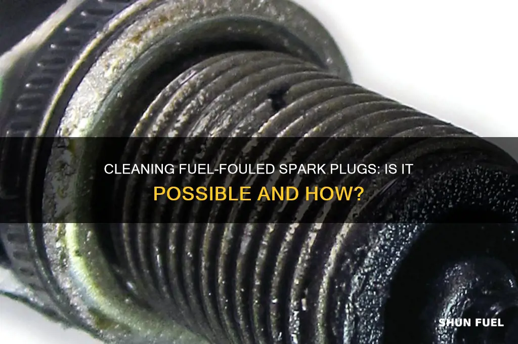 can fuel fouled spark plugs be cleaned