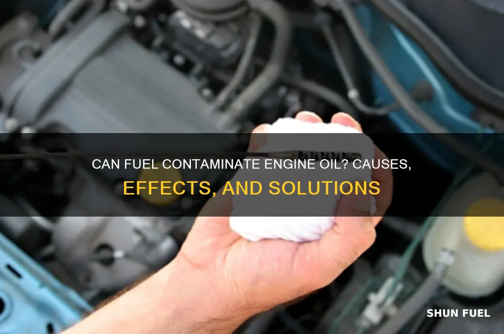 can fuel get into engine oil