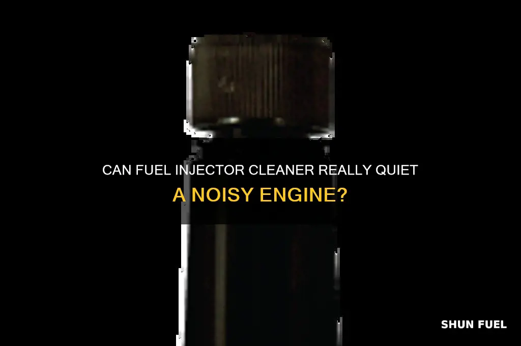 can fuel injecter cleaner quiet engine