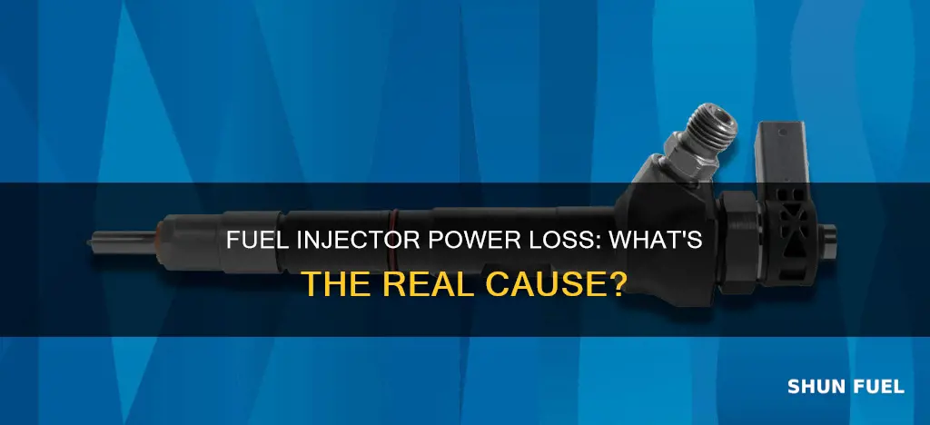 can fuel injector cause loss of power