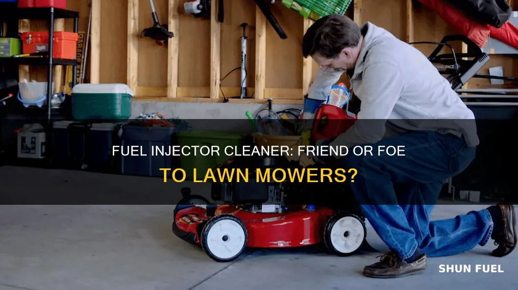 can fuel injector cleaner be used in a lawn mower
