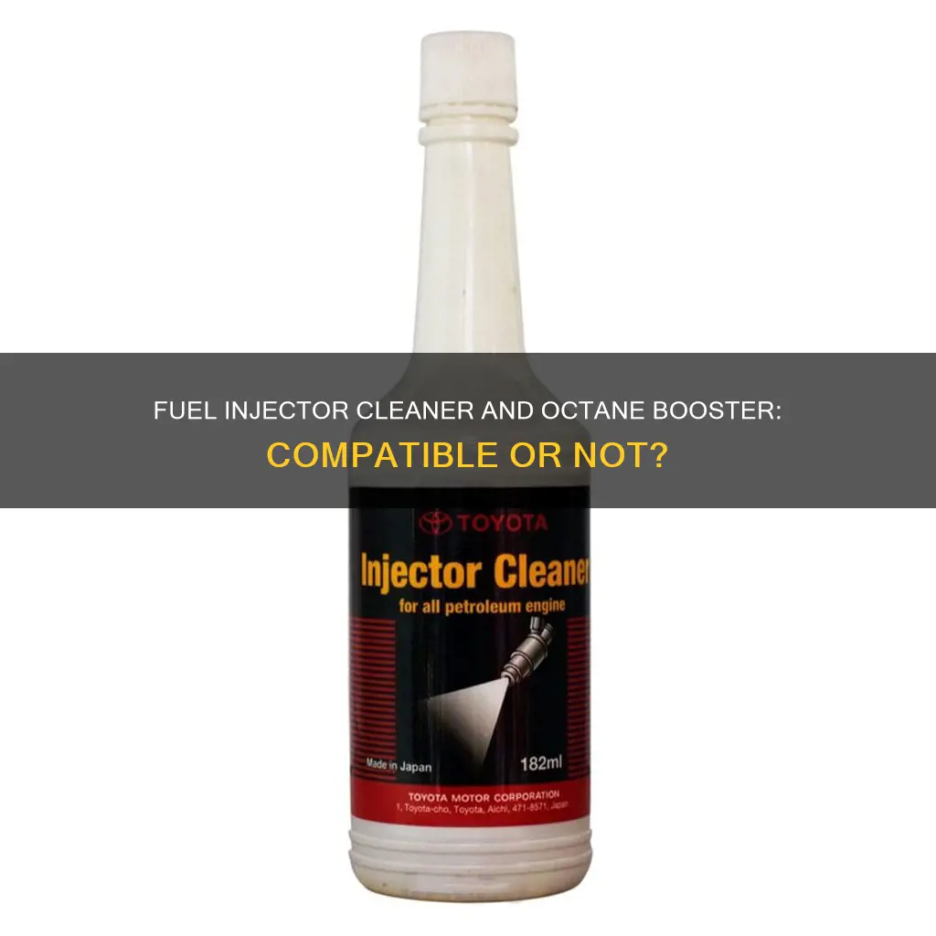 can fuel injector cleaner be used with octane booster