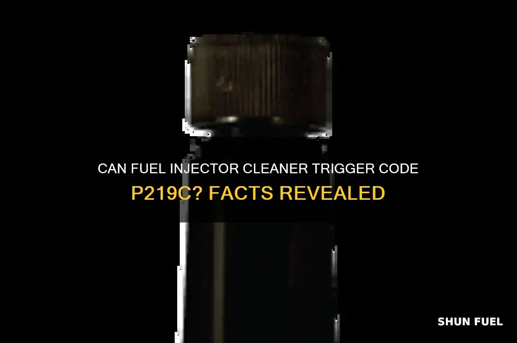 can fuel injector cleaner cause code p219c