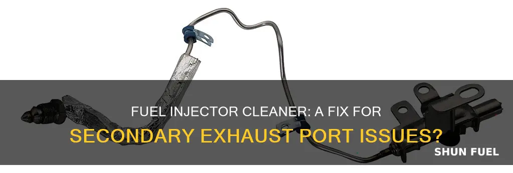 can fuel injector cleaner fix secondary exhast port