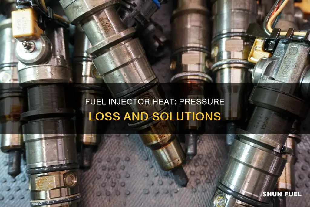 can fuel injector get hot and loose pressure