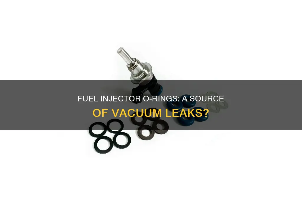 can fuel injector o rings cause vacuum leak