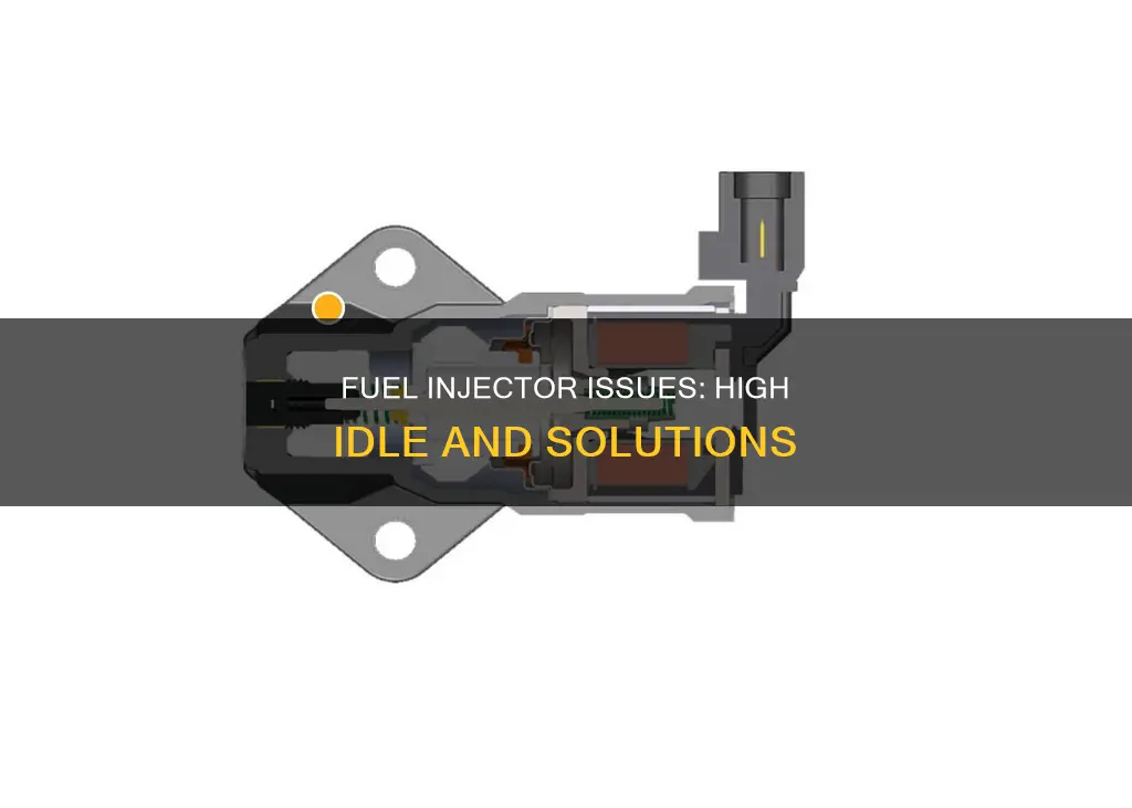 can fuel injectors cause high idle