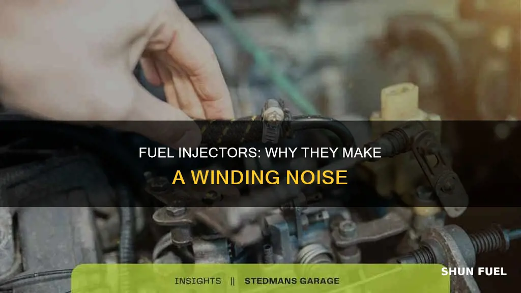 can fuel injectors make a winding noise