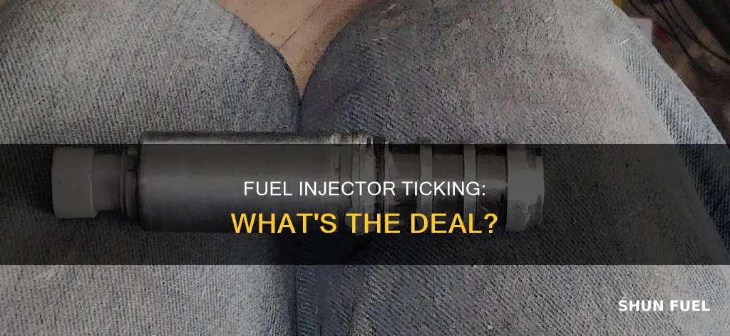 can fuel injectors make ticking noise