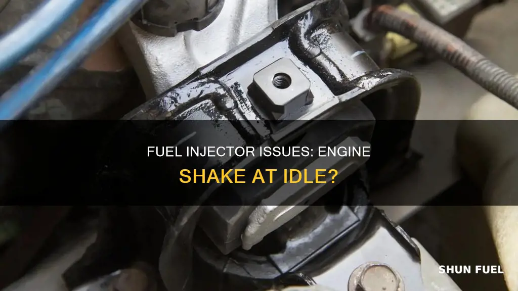can fuel injectors problem make engine shake when idle