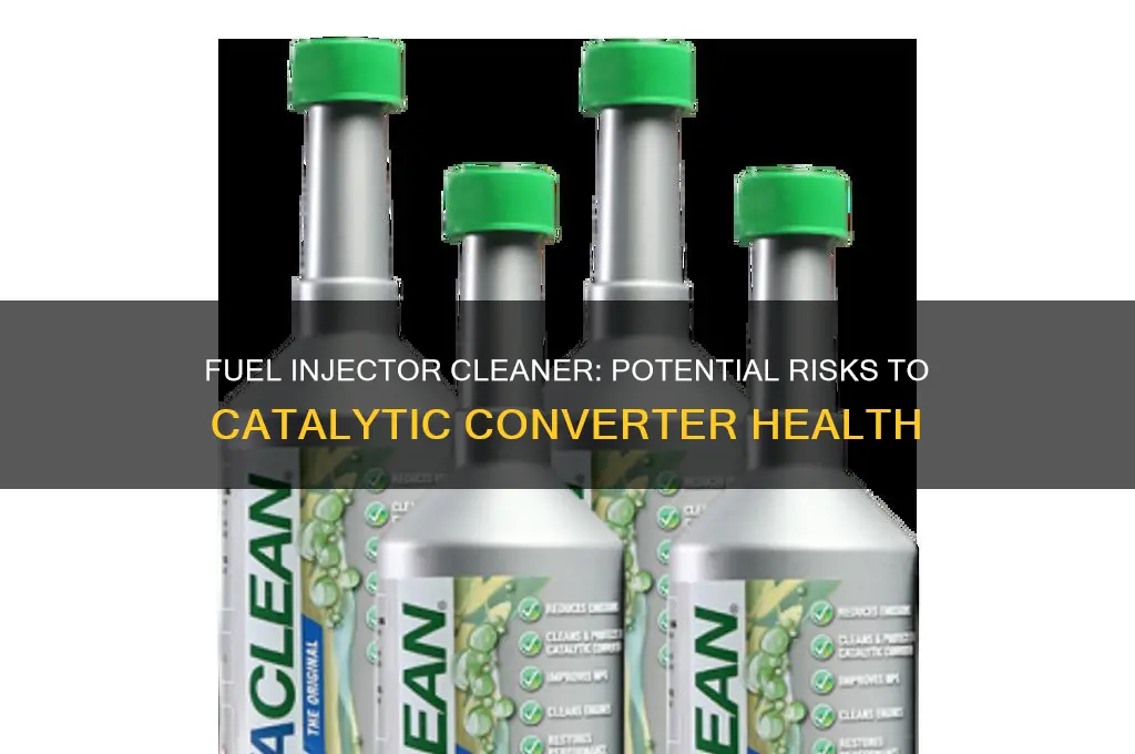 can fuel injeter cleaner cause catalitic converter problems