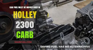 Relocating the Fuel Inlet on a Holley 2300 Carb: Is It Possible?