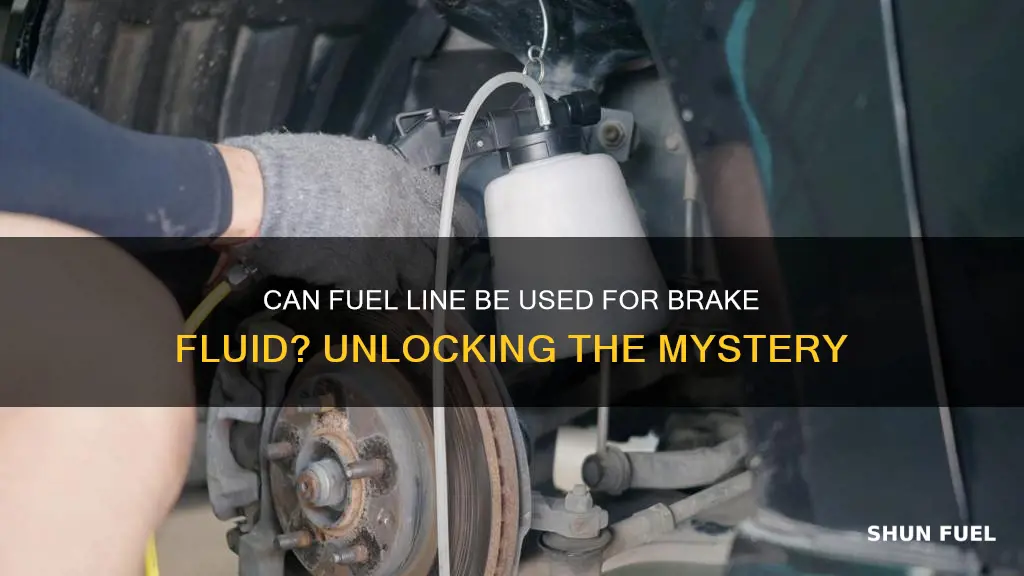 can fuel line be used for brake fluid