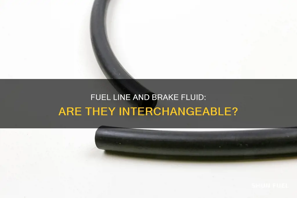 can fuel line be used for brake fluid