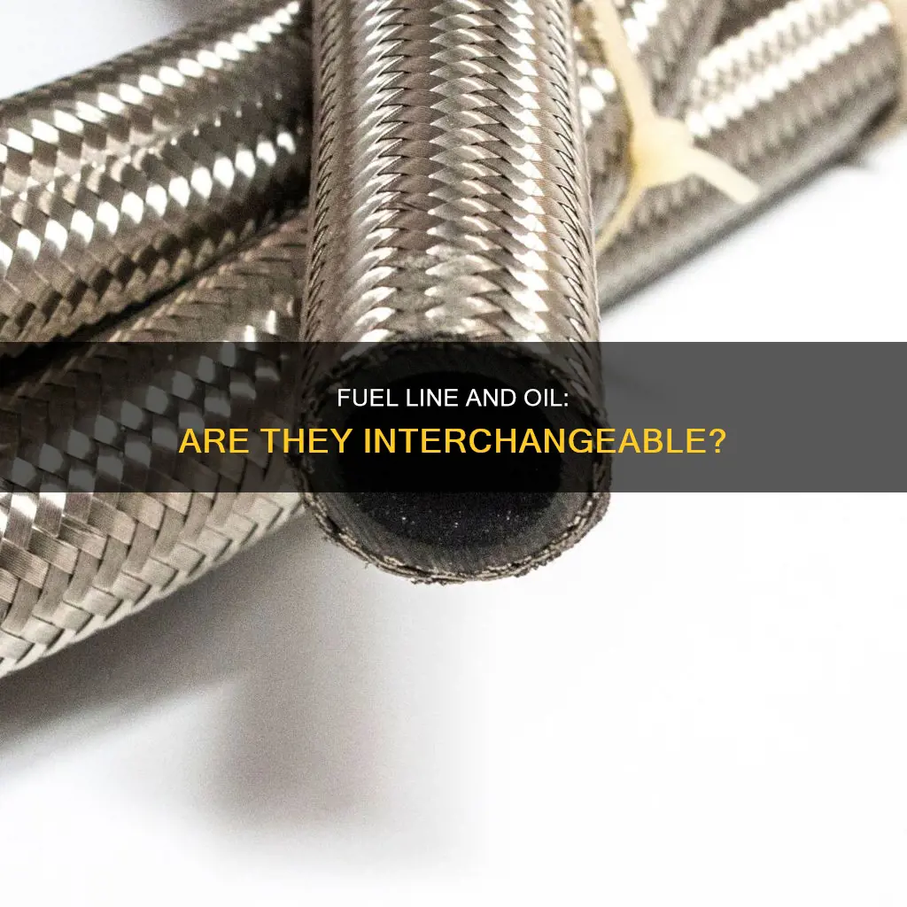 can fuel line be used for oil