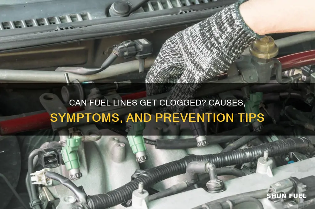 can fuel line become clogged