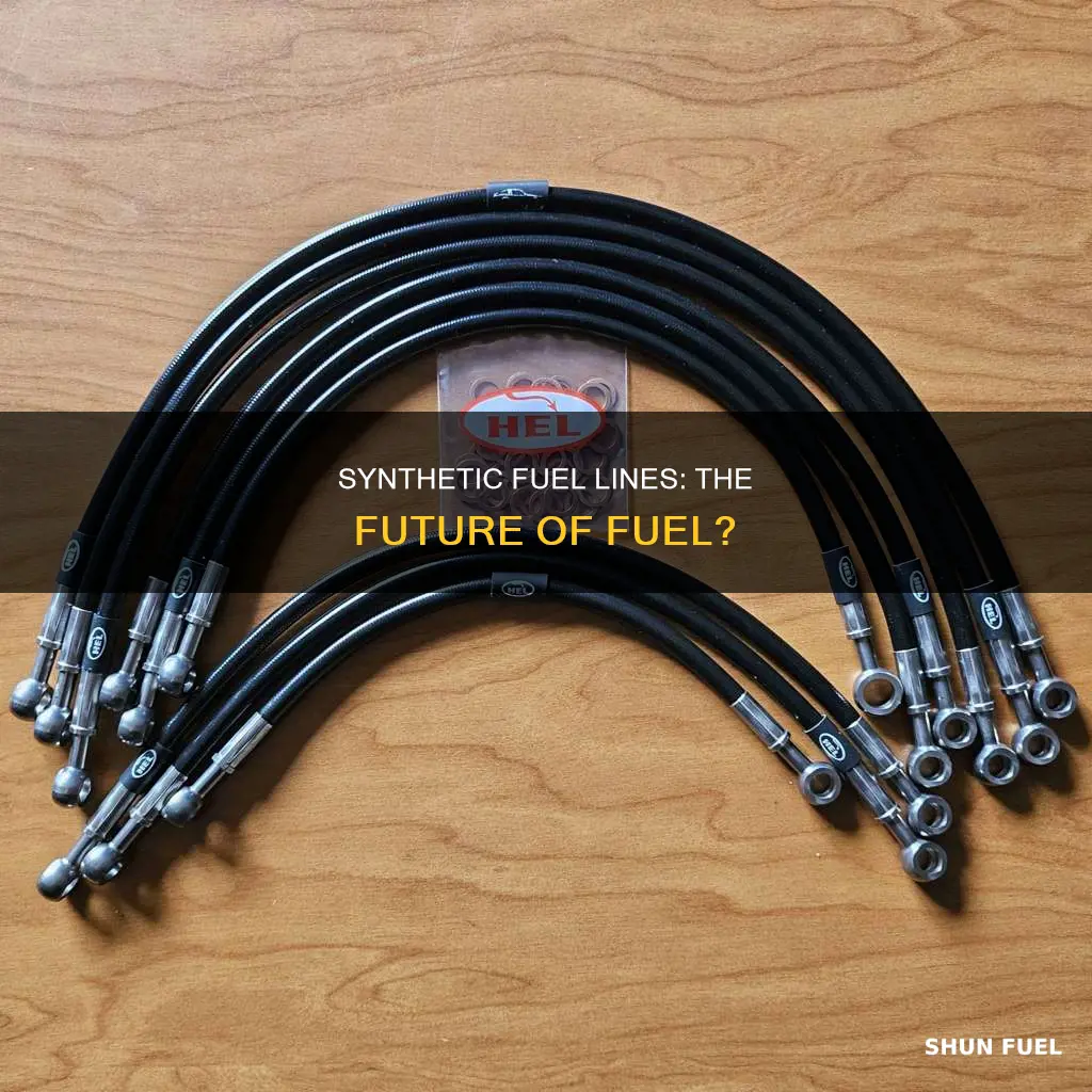 can fuel lines be made from synthetics
